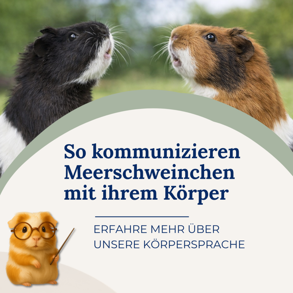 So kommunizieren Meerschweinchen mit ihrem Körper