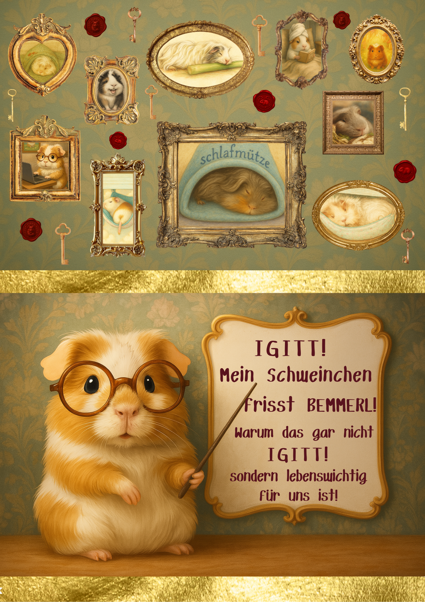 IGITT! Mein Schweinchen frisst Bemmerl! Warum das gar nicht igitt, sondern lebenswichtig ist!