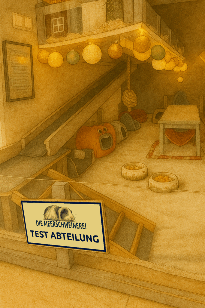 die Meerschweinerei Testabteilung
