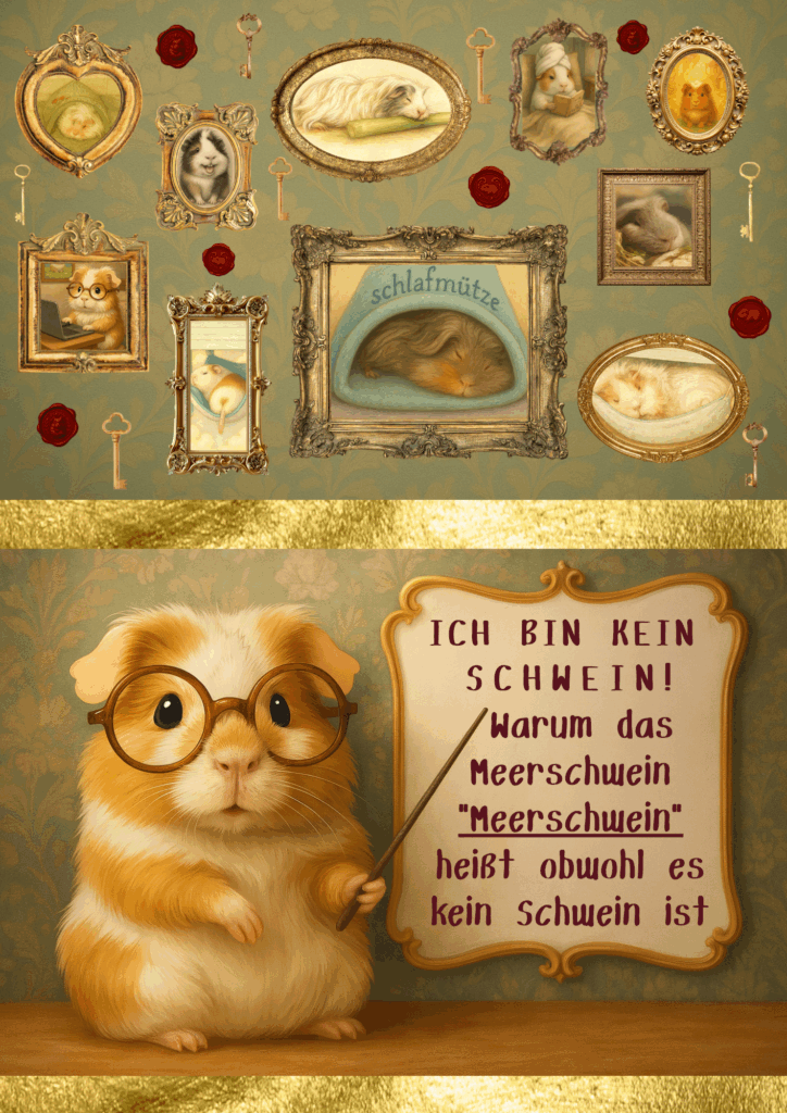 Ich bin eigentlich kein Schwein! Warum das Meerschwein  “Meerschwein” heißt obwohl es kein Schwein ist