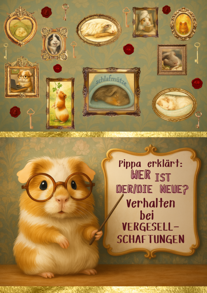 WER IST DER/DIE NEUE? Verhalten bei Vergesellschaftungen