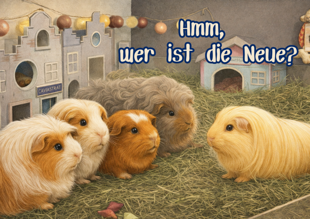 Wer ist die Neue? Vergesellschaftung bei Meerschweinchen