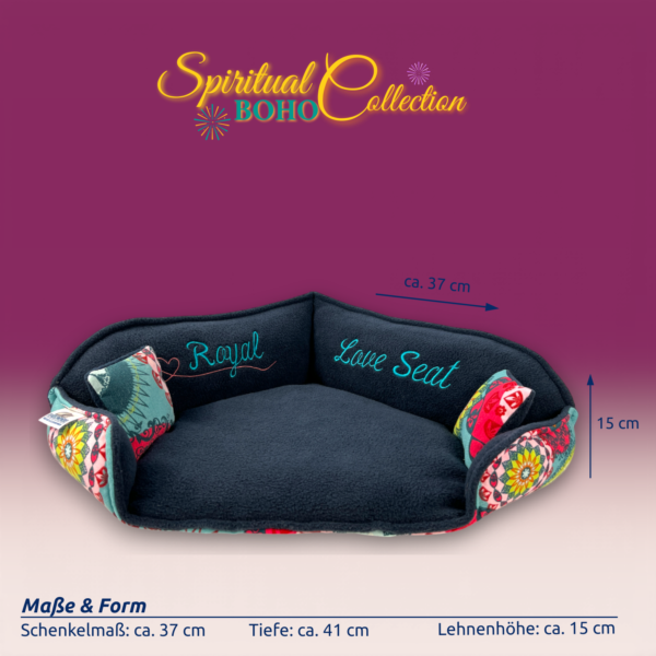 Meerschweinchen Kuschel Ecksofa Frontansicht 1