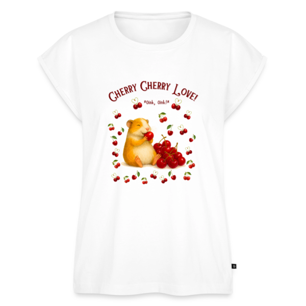 Damen T-Shirt mit Meerschweinchen Motiv – Cherry Love!