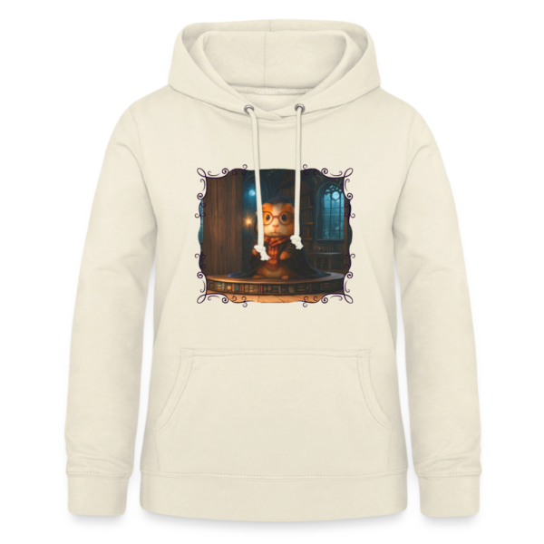 Damen Hoodie mit Meerschweinchen Motiv Pippa Magic beige Vorderansicht