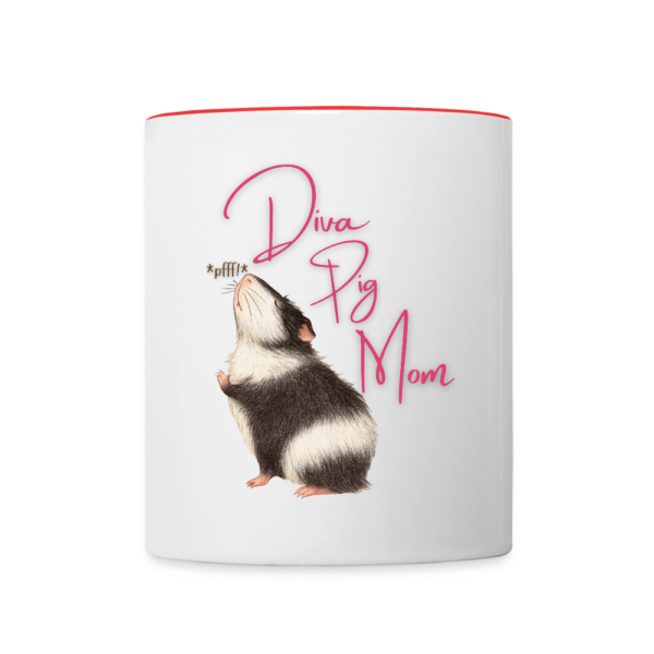 Tasse mit Meerschweinchen Motiv - Diva Pig Mom