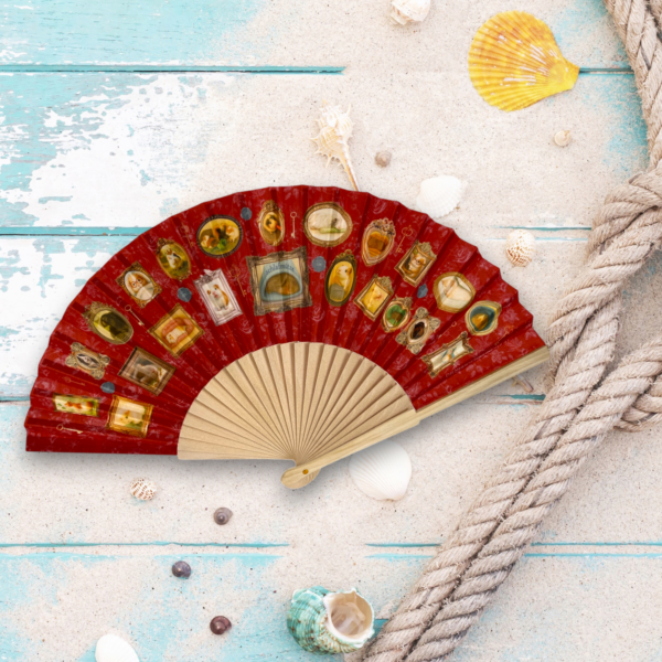 Handfächer Modell Pippas Wohnzimmer