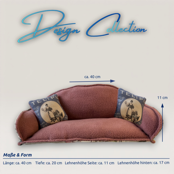 Kuschelsofa gerade Form Vintage Shabby chic