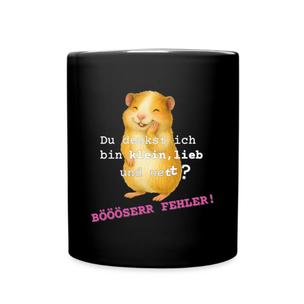 Tasse mit Meerschweinchen Motiv - Du denkst ich bin klein, lieb und nett?