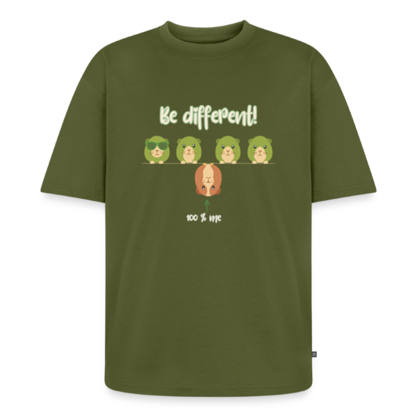 Teenager T-Shirt mit Meerschweinchen Motiv - Be Different! dunkelgrün