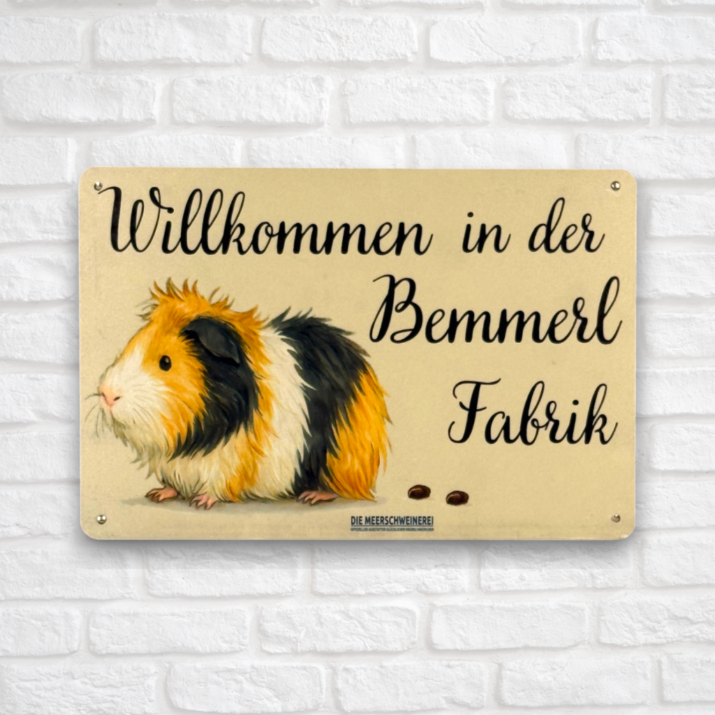 Metall Schild Vintage 20x30cm Bemmerlfabrik