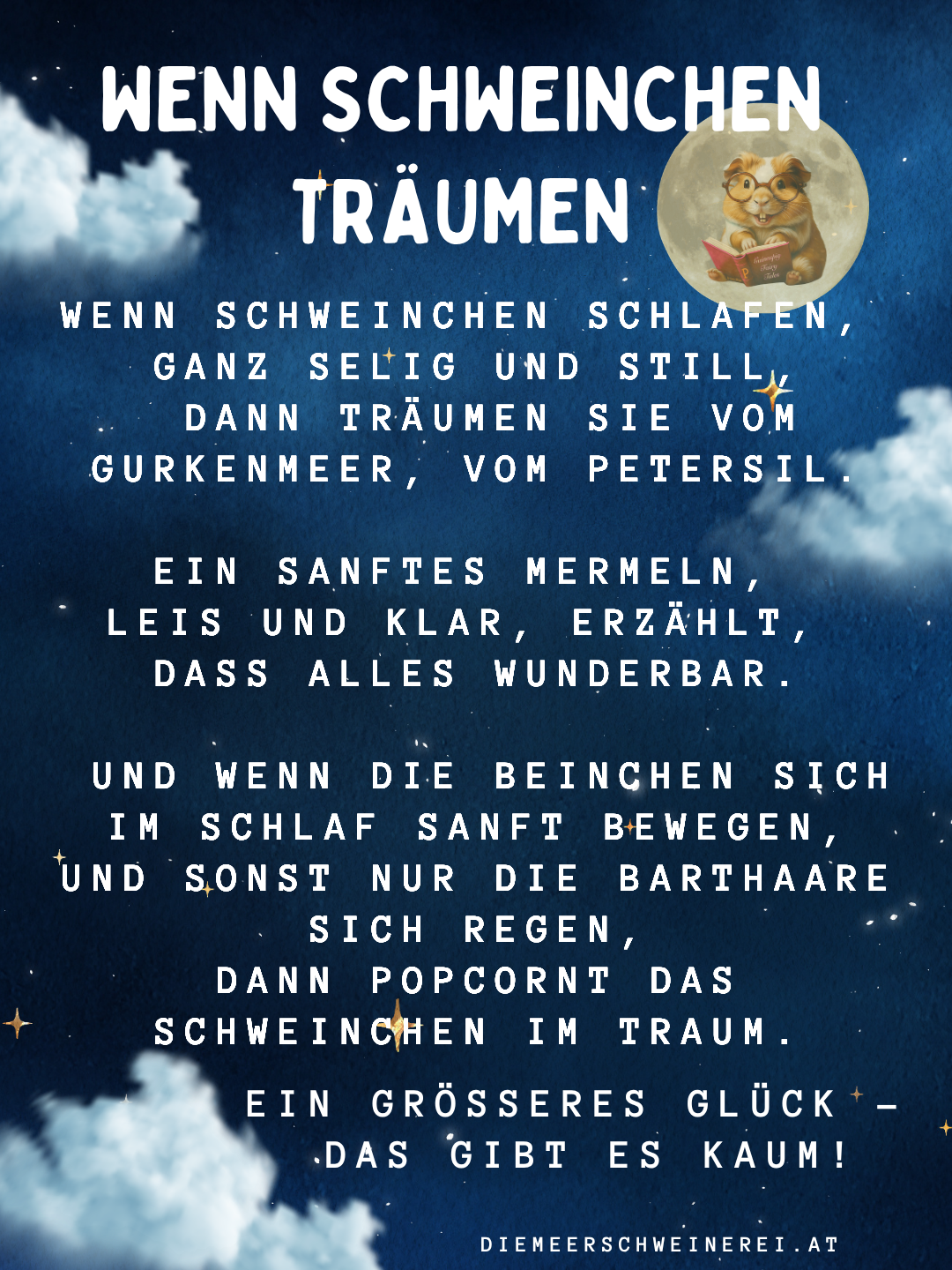  Gedicht - Wenn Meerschweinchen träumen Gedicht