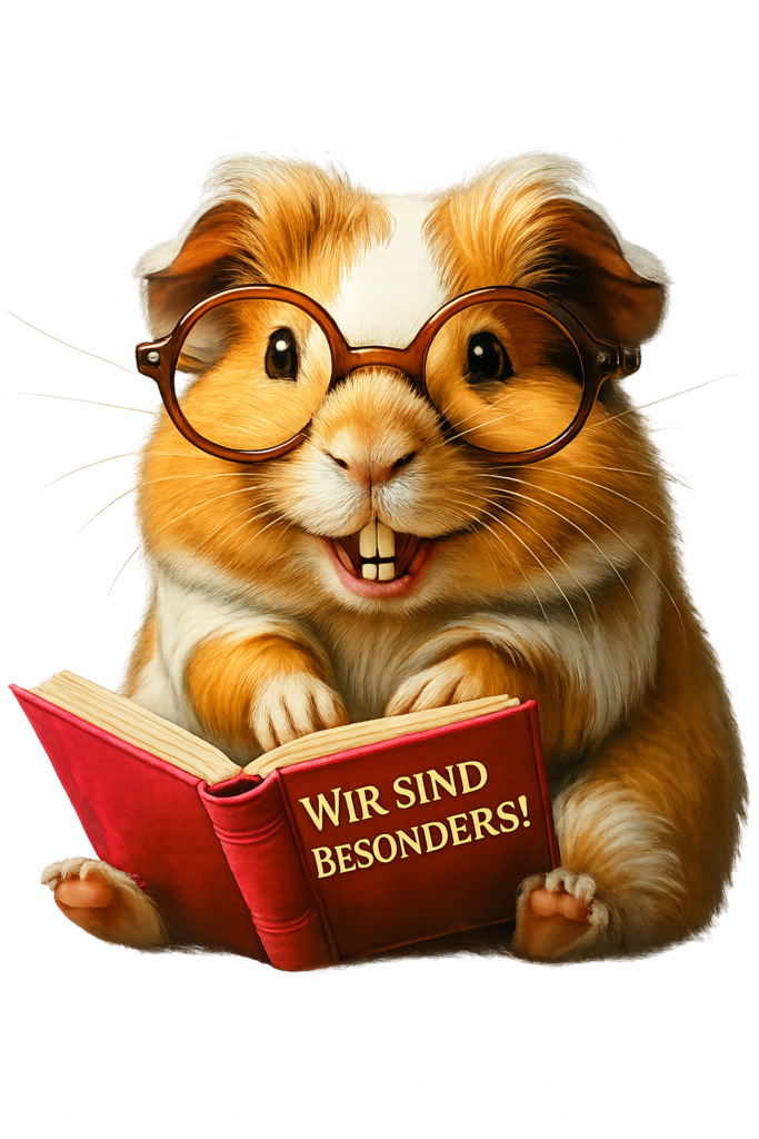 Pippa, die Meerschweinchen Lehrmeisterin von DIEMEERSCHWEINEREI