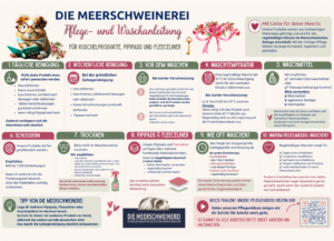 Waschanleitung für Meerschweinchen Kuschelsachen von die Meerschweinerei