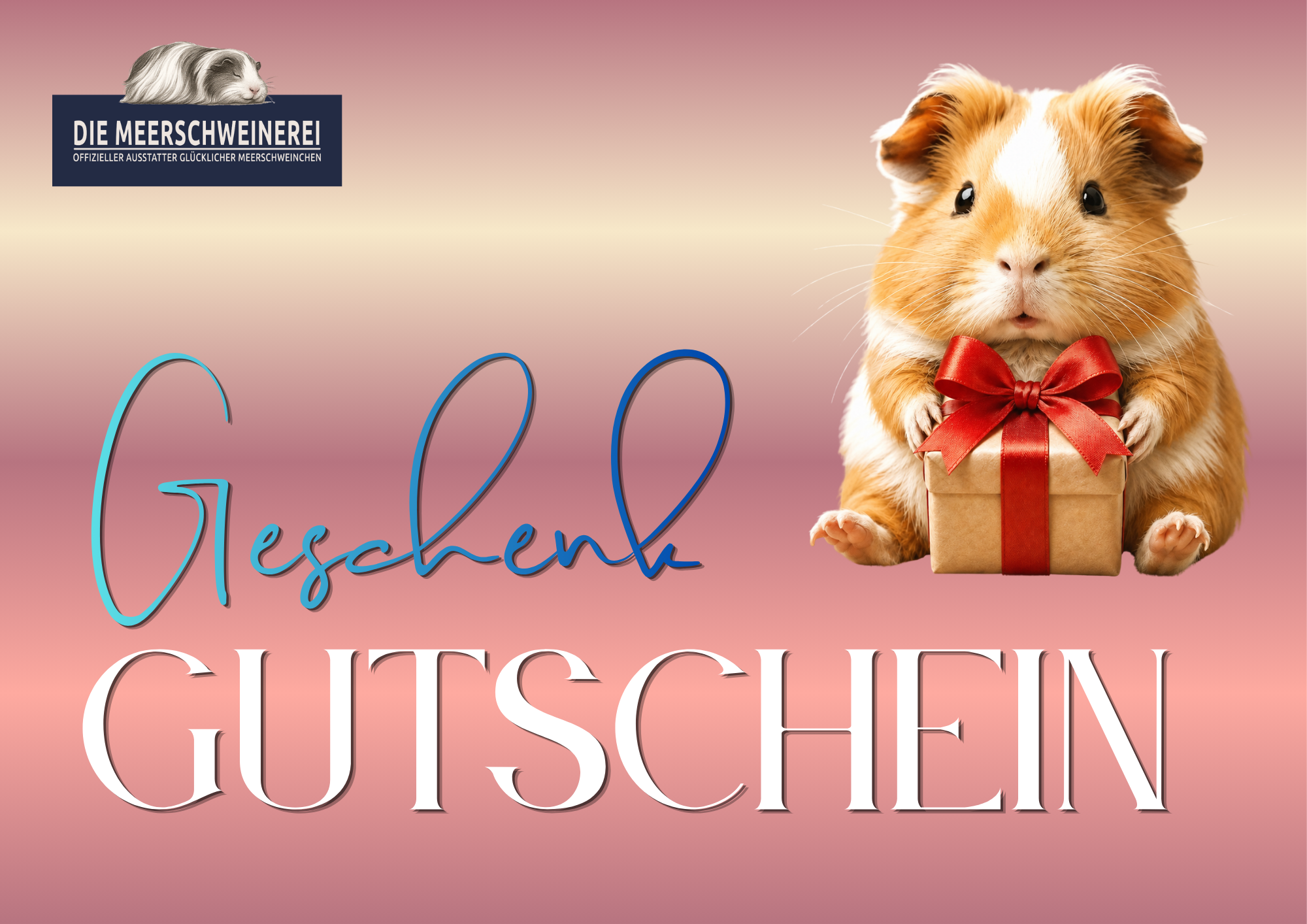 Geschenk Gutschein für dich zum verschenken von DIEMEERSCHWEINREI