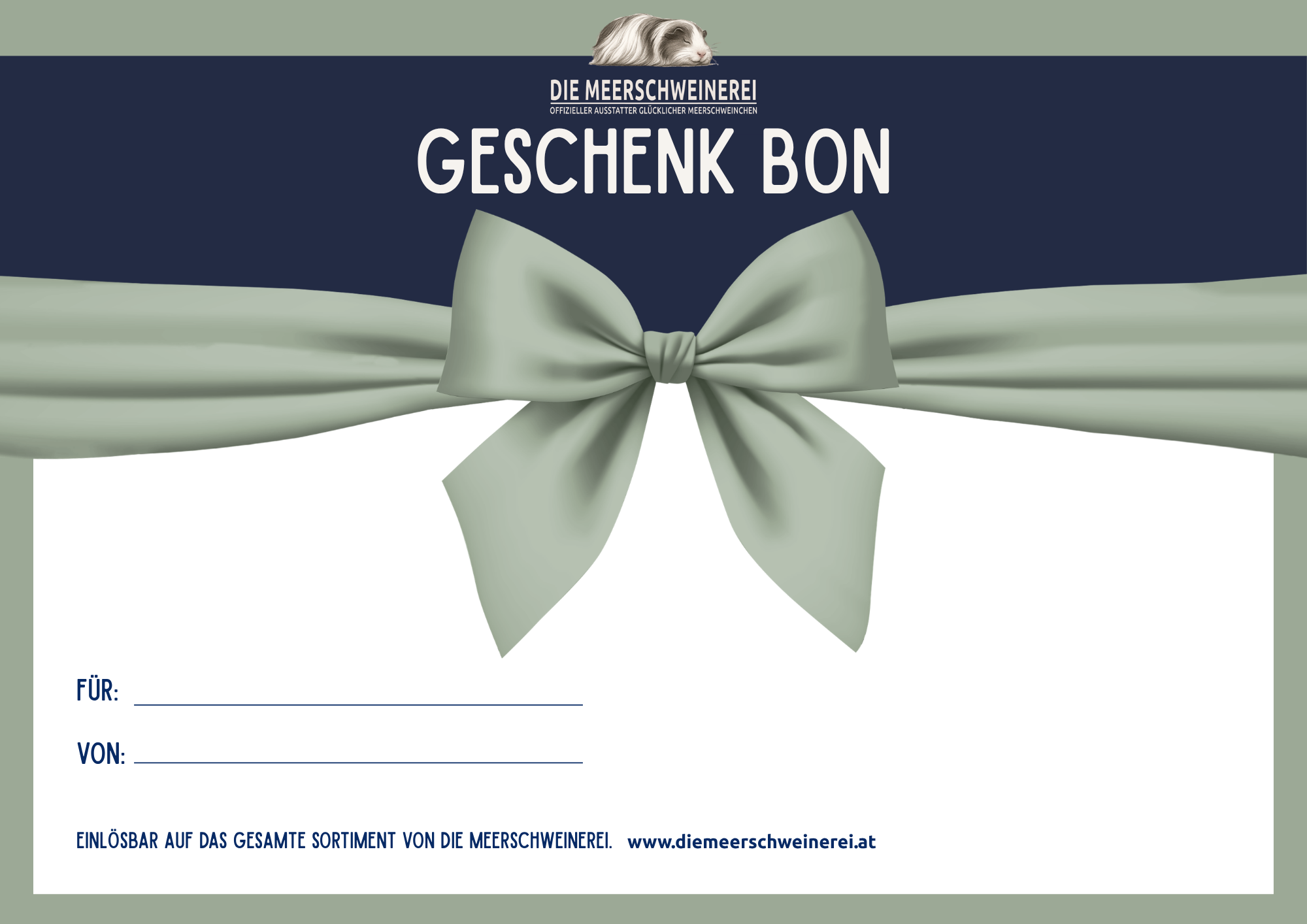 Geschenkbon zum verschenken