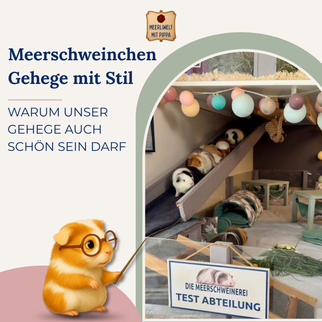 Warum ein Meerschweinchen-Gehege auch schön sein darf