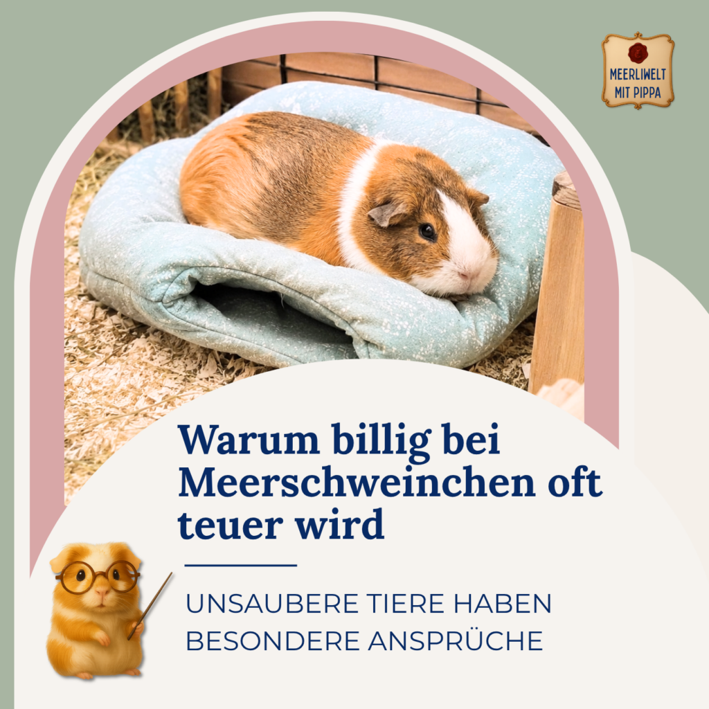 Warum billig bei Meerschweinchen oft teuer wird